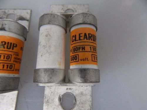 CLEARUP FUSE 60FH 110 600 VOLT 110 AMP