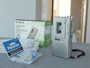 Very nice sony m-630v voice recorder tested + 1 sealed mc-90 micro cassette for sale