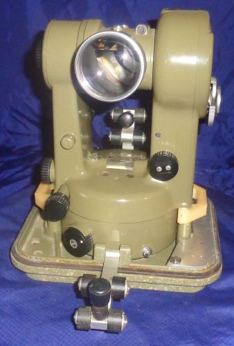 BR2015 Vtg Kern Swiss Theodolite K1-A 360 Degree S/N: 197104 w/ Case Surveyor
