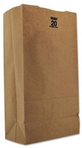 DURO GX2060 11-lb Kraft Paper Bags, Natural, 500/Carton