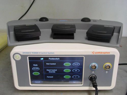 Smith &amp; Nephew Dyonics Power II Shaver Control System w/Footswitch