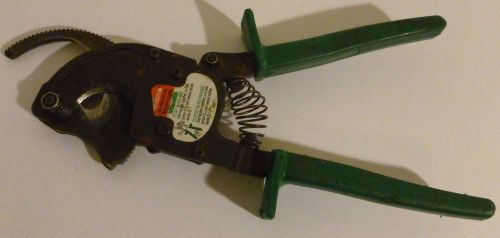 Greenlee 759 ratchet cable cutter 11.5&#034; for sale