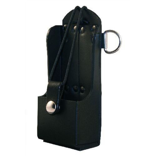 Boston Leather Radio Holder Plain Black -