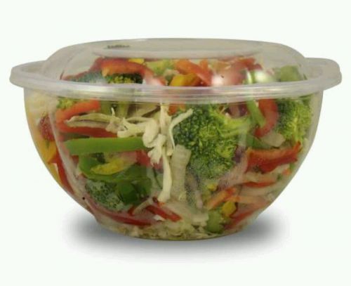 Jaya PLA SB32 Compostable Salad Bowls - 32oz Bowl 300 count stalk market