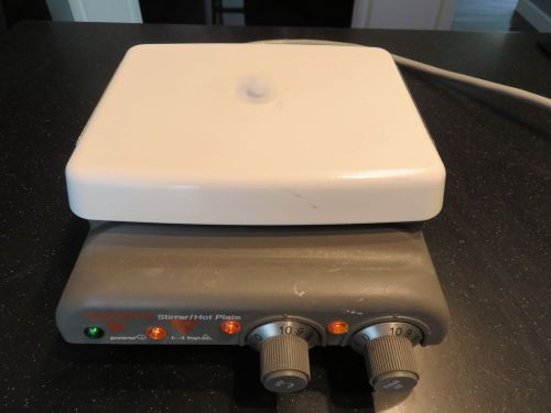 Corning PC-420 Magnetic Stirrer &amp; Hot Plate, 7.5x6 Porcelain Top, Excellent!