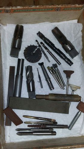 Lot of machinist tools, miscellaneous tool box items for sale