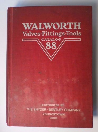 1932 walworth - valves - fittings - tools catalog 88 for sale