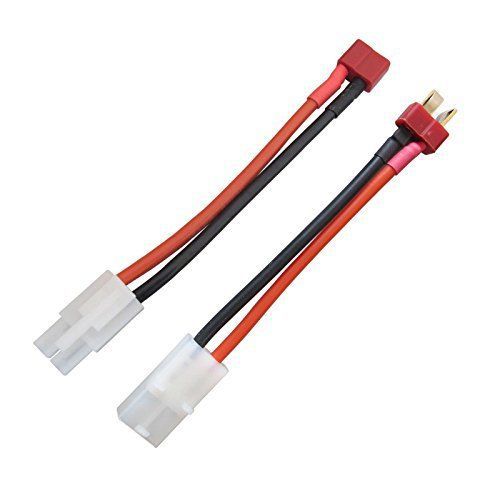 Hobbypower Tamiya Connector to Deans T Style Plug Cable for RC Speed Controller