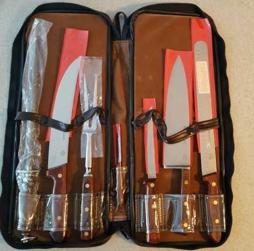 Dexter Russell 20172 7-Piece Connoisseur Chef knife set cimeter fork paring bone