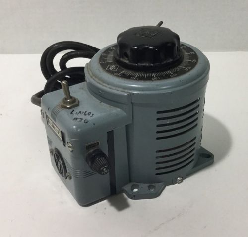 Vintage superior electric powerstat 3pn116b variable autotransformer for sale