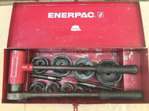 ENERPAC Slug Buster Knockout Punch Set Complete 1/2&#034;- 2-1/2&#034; with Extras