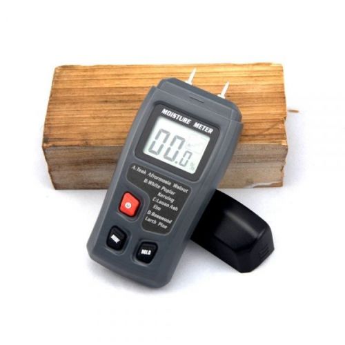 Digital LCD Display Wood Moisture Meter Humidity Tester Timber Damp Detector