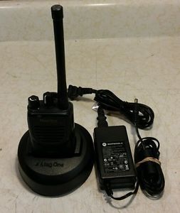 Used mag one bpr40 by motorola aah84kds8aa1an vhf radio, ant,chrgr,battery for sale