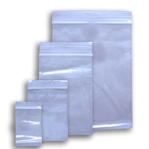 100 Ziplock Zip lock 10x13 Large Reclosable Clear Plastic Poly Bags 2 Mil 10x13&#034;