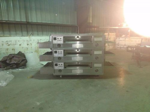 Middleby marshall ps-570-q  triple stack conveyor pizza ovens from dominos for sale