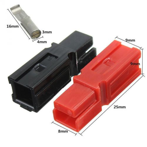5Pairs 30A 600V Power Marine Connector Pole Red Black For Anderson Powerpole bs