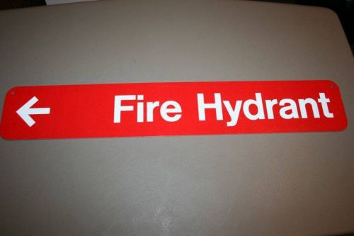 Collectible Two Sided Fire Hydrant Sign