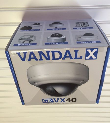 Weather Rated Vandal X True Day/Night Dome Camera S6 CE-VX40 (White)