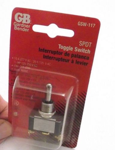 Gardner Bender GSW-117 Toggle Switch - SPDT - (ON)-Off-(ON) - Prepaid Shipping