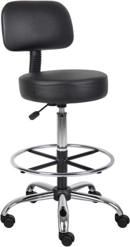 Boss caressoftplus drafting stool with back cushion for sale