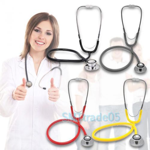 Pro dual head emt clinical stethoscope nurses doctor medical auscultation device for sale