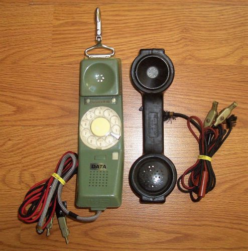 Northern Telecom RD1967 &amp; Bell System Western Electric Lineman Butt/Test Phones