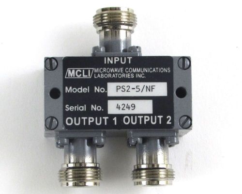 MCLI PS2-5/NF 2-Way Power Divider &amp; Combiner Type N Connector Female