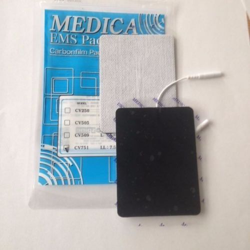 10 Packs 20 MEDICA Reusable Value Gel  EMS Pads 7.5 cm x 10 cm  for TENS Unit