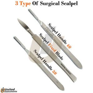 Surgical Scalpel Handle Dissection Medical Podiatry Fix Blade Scalpel Wax Carver