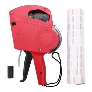 30X(Red MX5500 EOS 8 Digits Pricing Price Maker Kit with 7 000 Labels Spare Ink