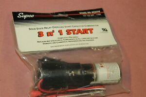 Supco RCO410 3 in 1 Hand Start Kit Relay Capacitor 115V NEW