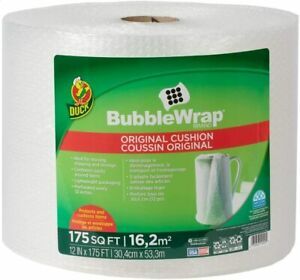 Brand Bubble Wrap Roll, Original Bubble Cushioning, 12&#034; x 175&#039;, Perforated Every