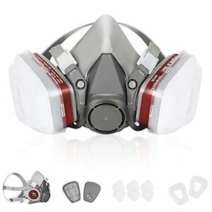 Reusable Half Face Cover Moduskye Painting Half Respirator with 6 Filters Pro...
