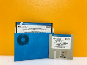 HP Agilent (Set of 2) 08510-10032 (A.01.00) Specification+Performance Data Disk