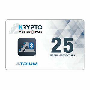 CDVI AMC25 ATRIUM Mobile Credential License Krypto Bluetooth readers