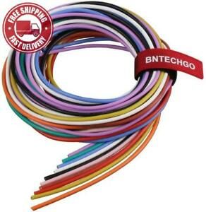 BNTECHGO 16 Gauge Silicone Wire Kit 10 Color Each 5 ft Flexible 16 AWG Stranded
