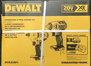 DeWALT DCK205P1 20V MAX XR 1/2&#034; - 3/8&#034; Cordless 2 Tool Impact Wrench Combo Kit