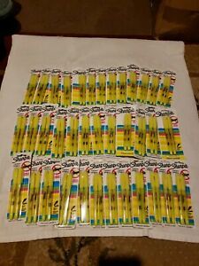 74 PIECES 37 PACKS OF 2 YELLOW SHARPIE SMEAR GUARD HIGHLIGHTERS
