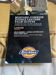 muster cowhide double leather gloves large dickies
