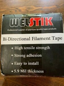 Welstik 5&#034; x 60 yard 5.9ml Bi-Directional Filament Tape