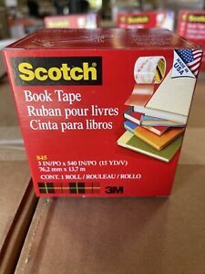 Scotch Book Repair Tape, 3&#034; Core, 3&#034; x 15 yards, 1 Each (MMM8453)