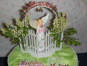 HEAVENLY  CAKE  DISPLAY  FAUX  FAKE  OOAK