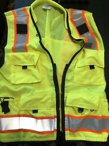 Lime Mesh Surveyors Vest  M.L Kishigo S5000 XL