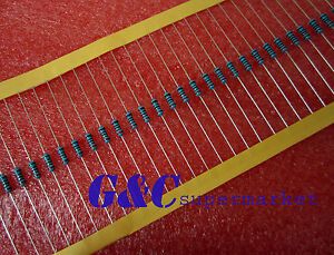 500PCS 10K 10K Ohm 1/4W 0.25W 1% accuracy Metal Film Resistors RoHS R-MF