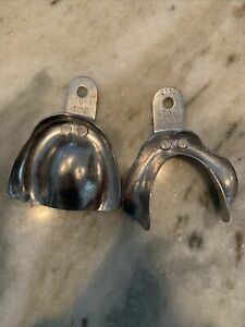 GC America U13/L13 full upper lower denture metal impression trays (edentulous)