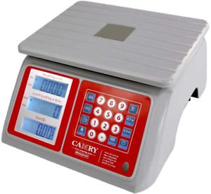 Electronic Price Computing Scale 66Lb/30Kg Waterproof, Digital Commercial Food