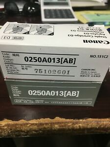 CANON 0250A013[AB] STAPLES TYPE D3 LOT OF TWO BOXES FREE SHIPPING