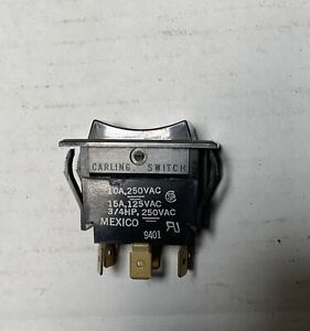 On/Off/On Lighted Red Rocker Switch