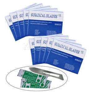 20 Boxes Dental Surgical Scalpel Sterilized Huge Saving Blades Carbon Steel 10#