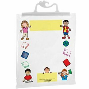 Really Good Stuff Hang-Up Clear Plastic Bags – Student Materials Books Center...